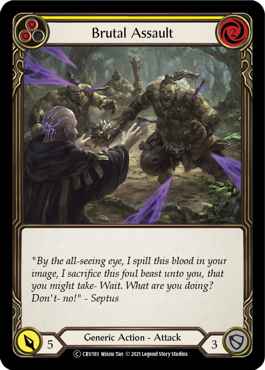 Brutal Assault (Yellow) - Foil