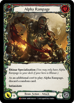 Alpha Rampage (Unlimited)