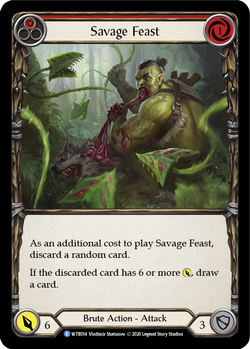 Savage Feast (Red) (Unlimited)