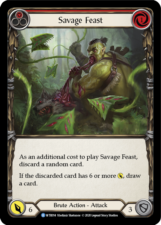 Savage Feast (Red) (Unlimited)