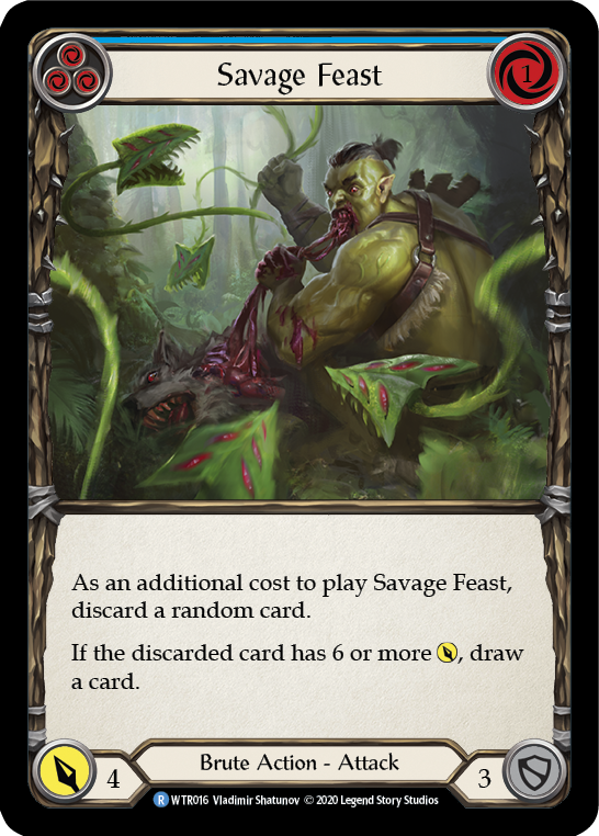 Savage Feast (Blue) (Unlimited)