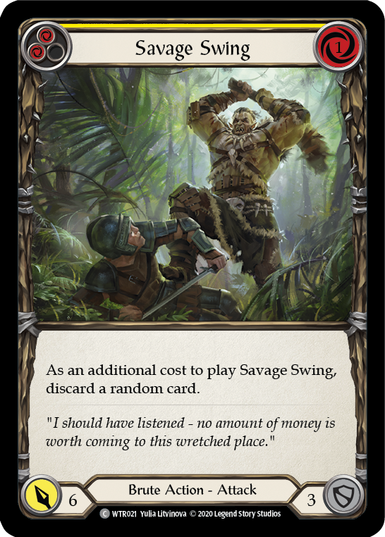 Savage Swing (Yellow) (Unlimited)