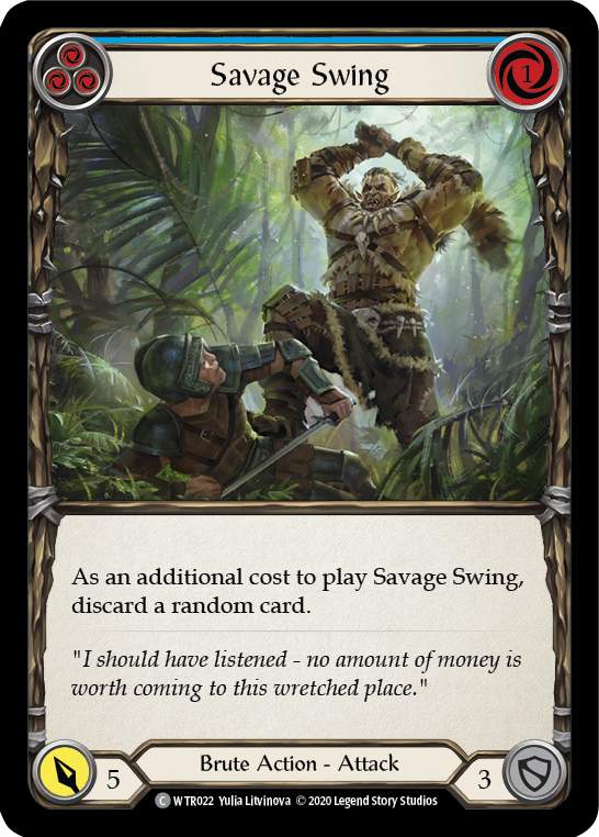 Savage Swing (Blue) (Unlimited)