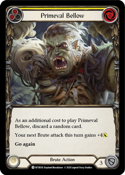 Primeval Bellow (Yellow) (Unlimited)