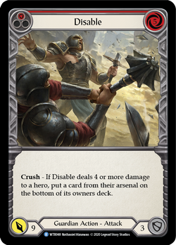 Disable (Red) (Unlimited)