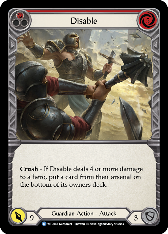 Disable (Red) (Unlimited)