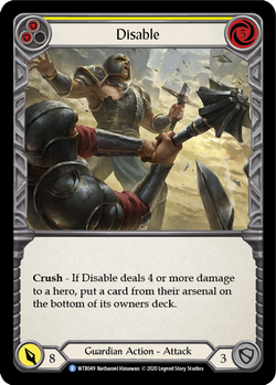 Disable (Yellow) (Unlimited)