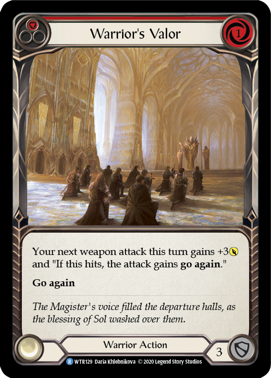 Warrior's Valor (Red) (Unlimited)
