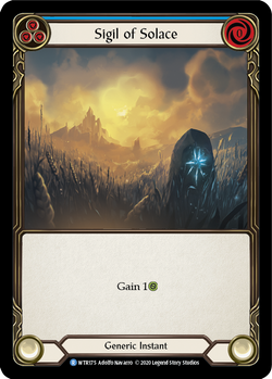 Sigil of Solace (Blue) (Unlimited)