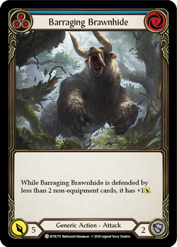 Barraging Brawnhide (Blue) (Unlimited)