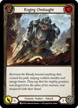 Raging Onslaught (Yellow) (Unlimited)