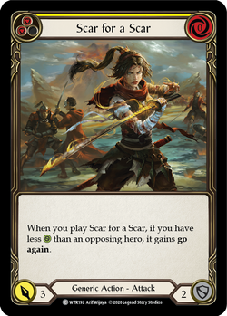 Scar for a Scar (Yellow) (Unlimited)