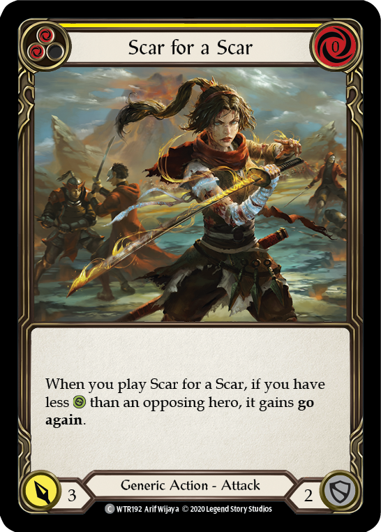 Scar for a Scar (Yellow) (Unlimited)