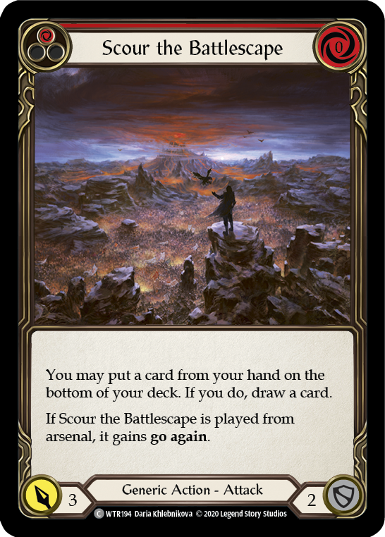 Scour the Battlescape (Red) (Unlimited)