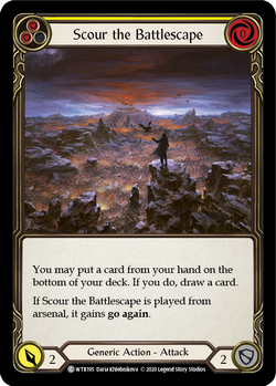 Scour the Battlescape (Yellow) (Unlimited)