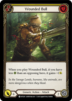 Wounded Bull (Yellow) (Unlimited)