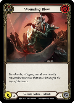 Wounding Blow (Red) (Unlimited)