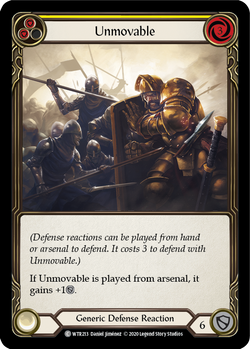 Unmovable (Yellow) (Unlimited)
