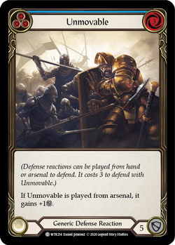 Unmovable (Blue) (Unlimited)