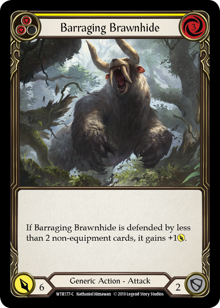 Barraging Brawnhide (Yellow)